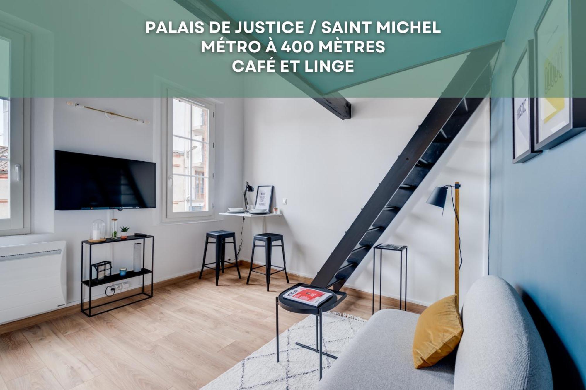 • L'Ocea • Studio - Quartier Busca - Proche Metro Toulouse Luaran gambar